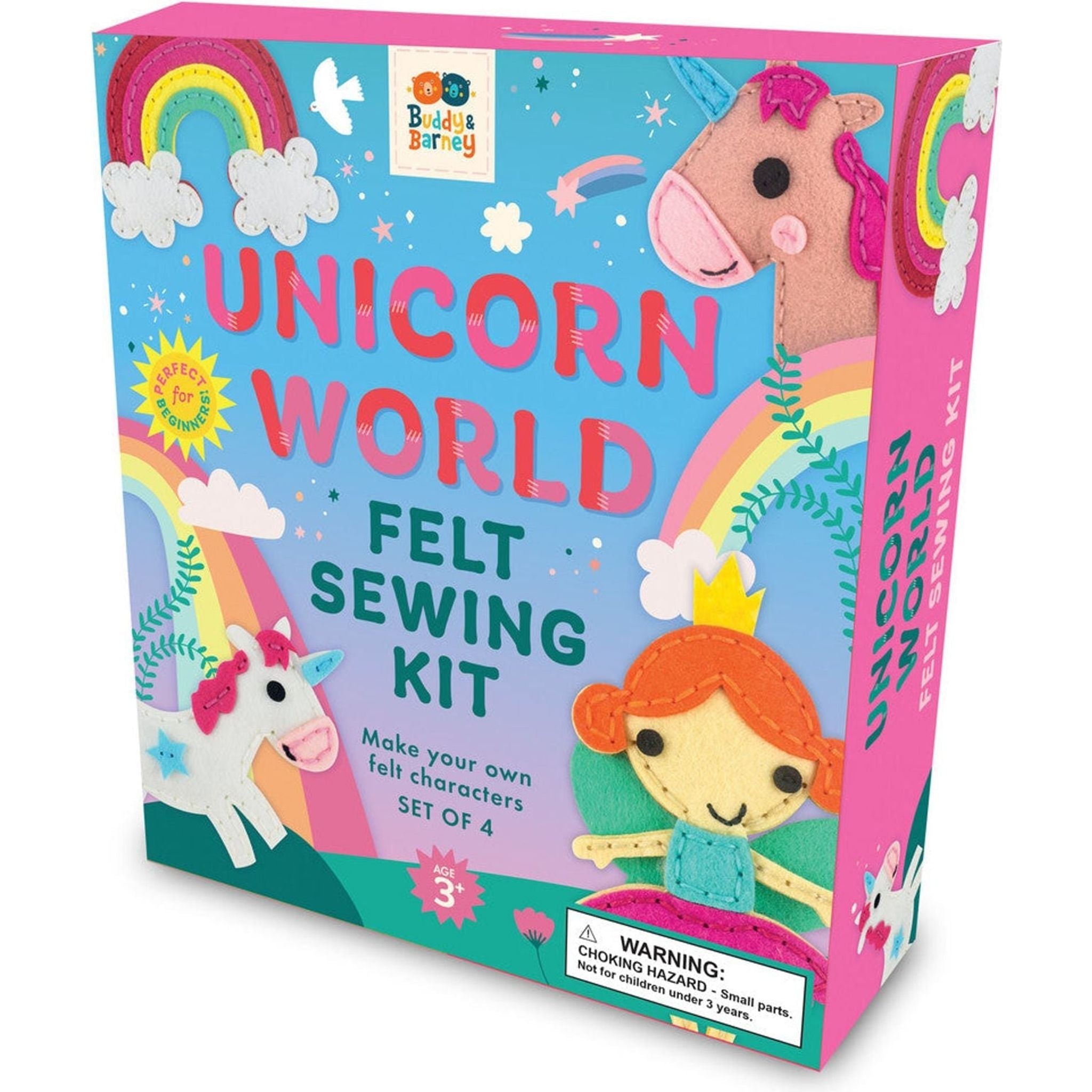 Unicorn World Felt Sewing Kit - Toybox Tales