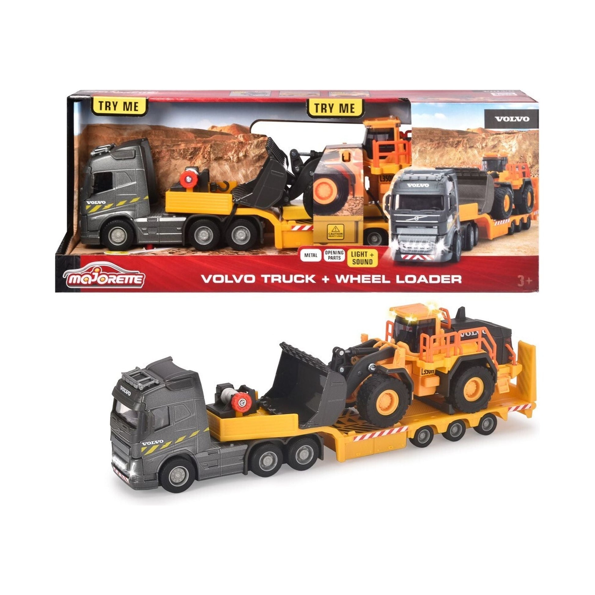 Volvo FH16 Truck and L350H Wheel Loader - Toybox Tales