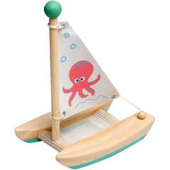 Wooden Catamaran - Toybox Tales