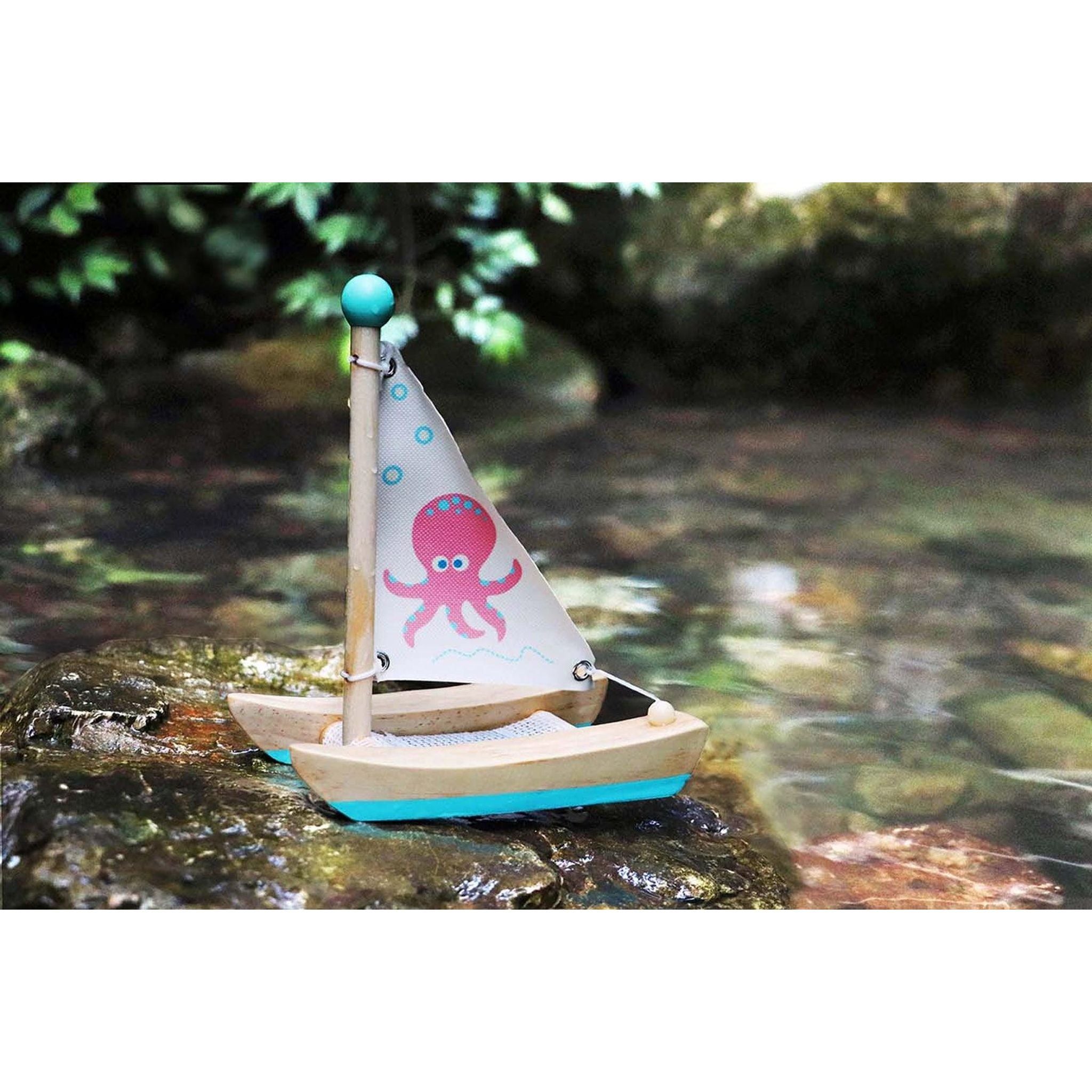 Wooden Catamaran - Toybox Tales