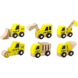 Wooden Construction Vehicle Set - Toybox Tales