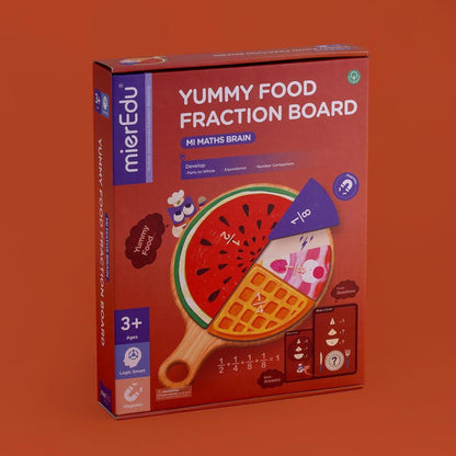 Yummy Food Fraction Board - Toybox Tales